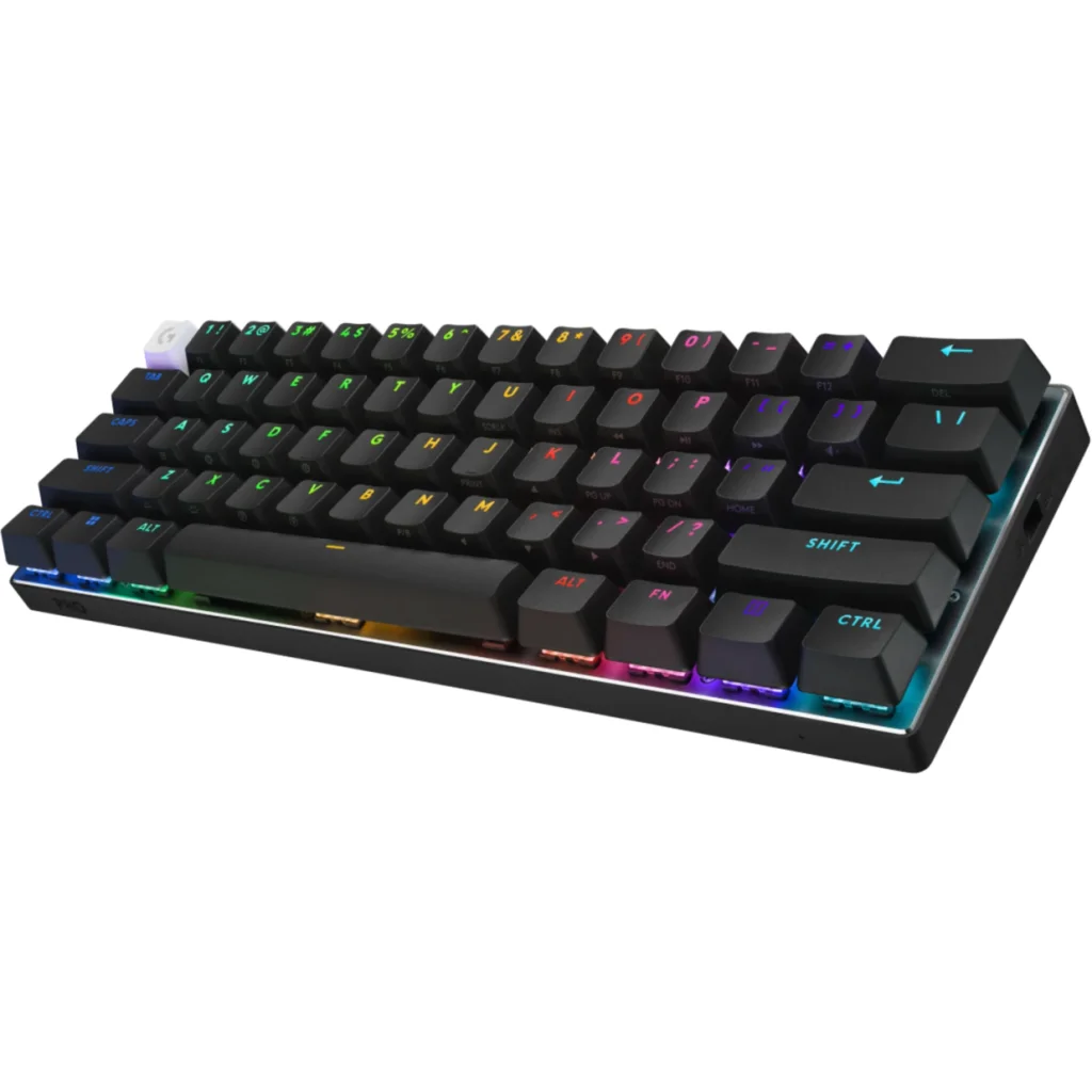 Imagen 2 de Teclado Gamer Inalámbrico Logitech PRO X60 Inglés Switch Táctil RGB Negro