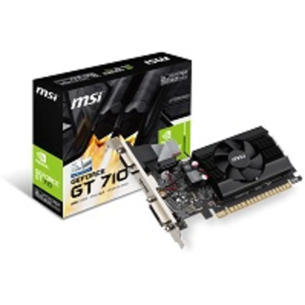 Imagen 3 de Tarjeta de Video MSI NVIDIA GF GT-710 2GB 64bit GDDR3 DVI HDMI VGA  Low Profile