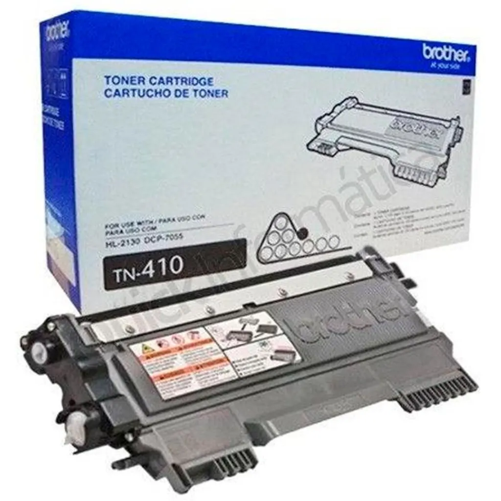Imagen 1 de Toner Brother TN-410 Color Negro aprox 1000 páginas para HL-2130/DCP-7055