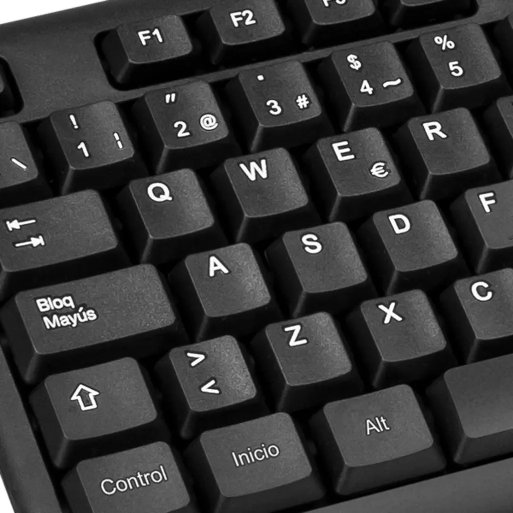 Imagen 3 de Teclado Alámbrico XTech XTK-092S, Tradicional QWERTY+Numér USB2.0 Español Negro