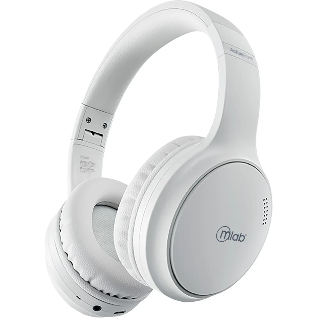 MLAB AUDIFONO ANC + ENC BLUETOOTH TYPE C ACTIVE FREE NOISE WHITE