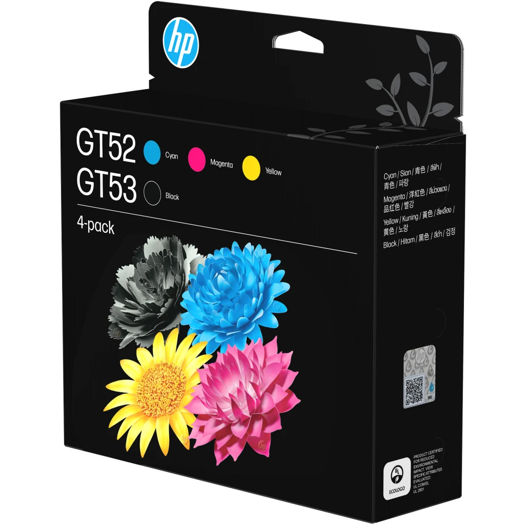 Imagen 11 de Pack 4x Botellas de Tinta HP GT53/GT52 Black/Cyan/Magenta/Yellow