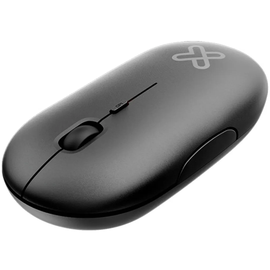 Klip Xtreme - Mouse - 2.4 GHz - Wireless - Black - Slim