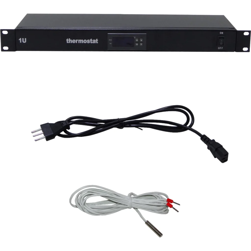 Imagen 3 de Termostato Linkmade RAS-1L, 1U Display Controla Enchufe C13/C14 220VAC