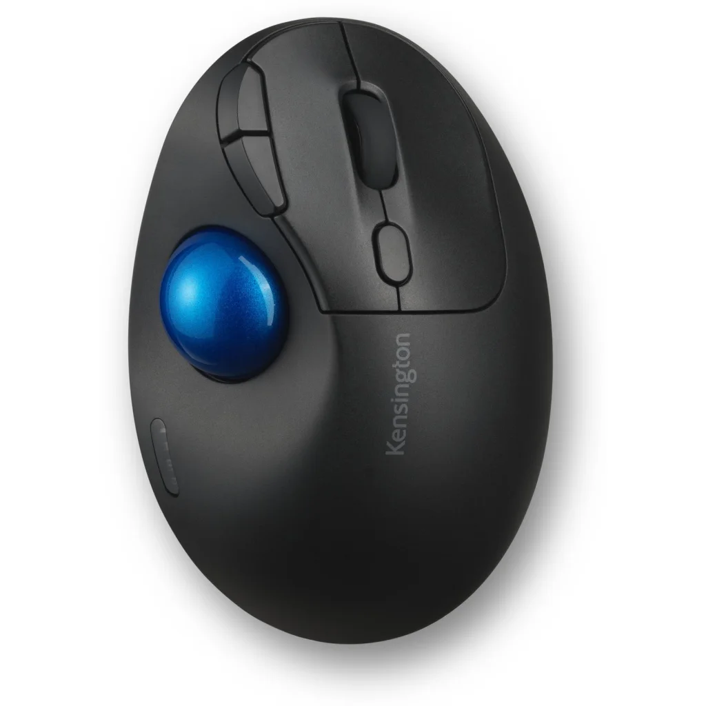Mouse Kengsington Trackball Pro Fit Ergo TB450 Conexión Inalámbrica Color Negro