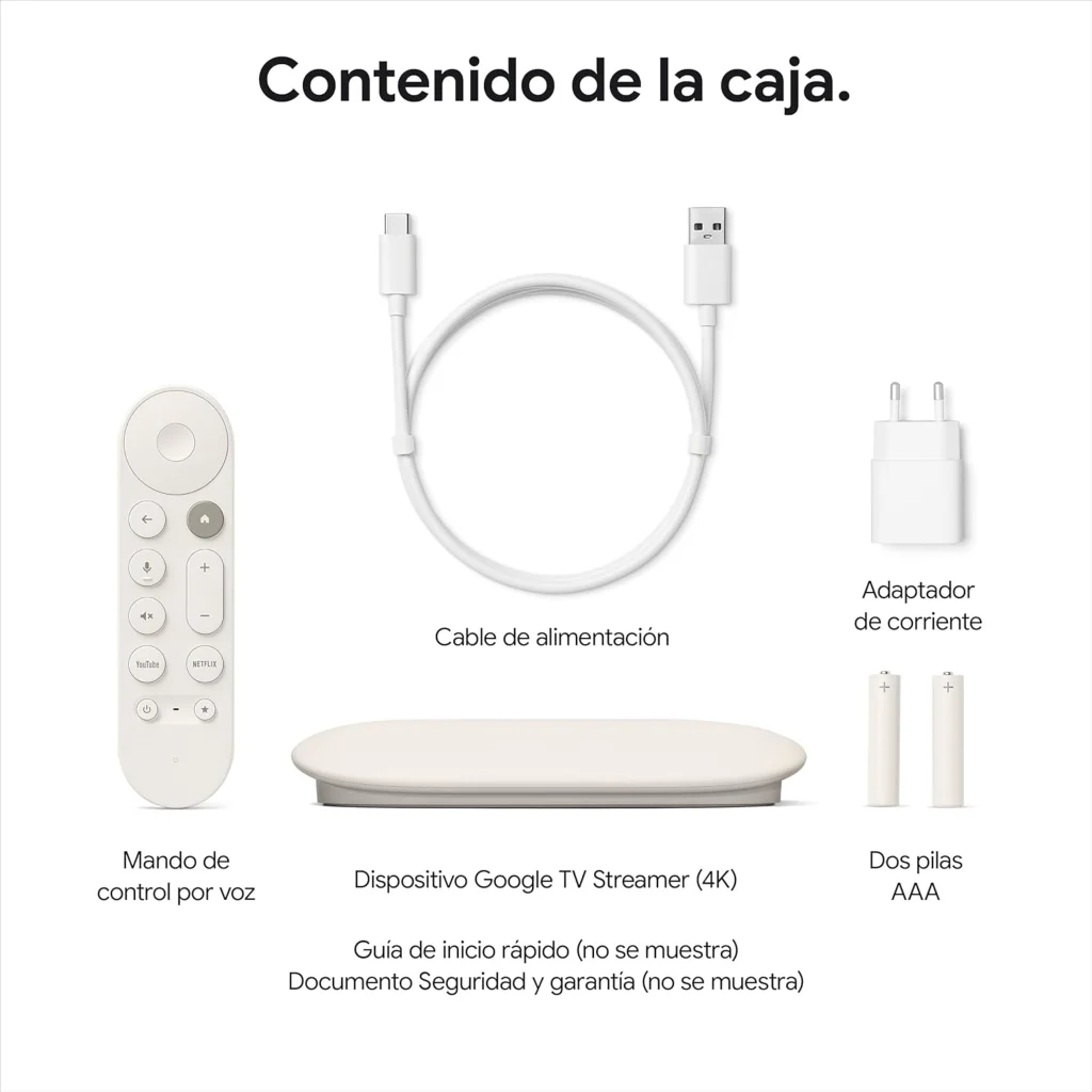 tecnomas.cl | [GA05662-CA] Google TV Streamer 4K Blanco TV Smart Home