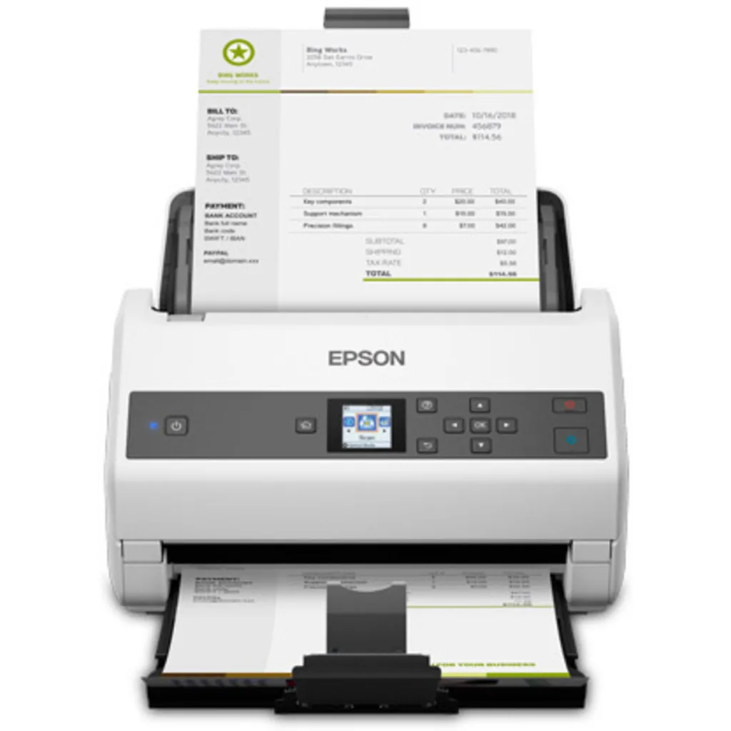 Escáner de Escritorio Epson DS-870 Color Duplex 1200dpi 65rpm USB 7000 Pág diari