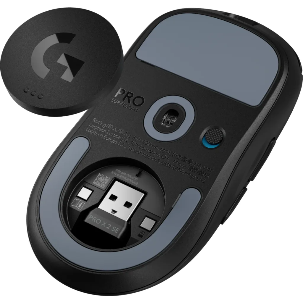 Imagen 4 de Mouse Gamer Inalámbrico Logitech G Pro X Superlight 2 SE LIGHTSPEED Color Negro