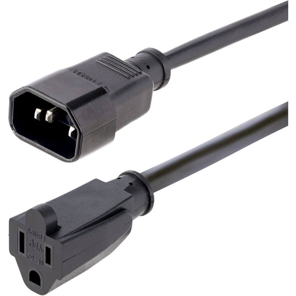 Cable de 0.3m de Extension C14 a 5-15R