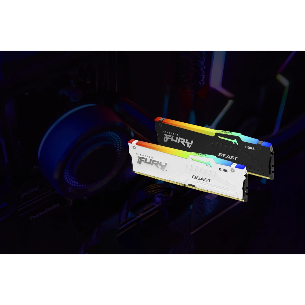Imagen 8 de Memoria RAM 16GB DDR5 6400MHz DIMM CL32 1.4v 288p Kingston FURY Beast RGB Expo 