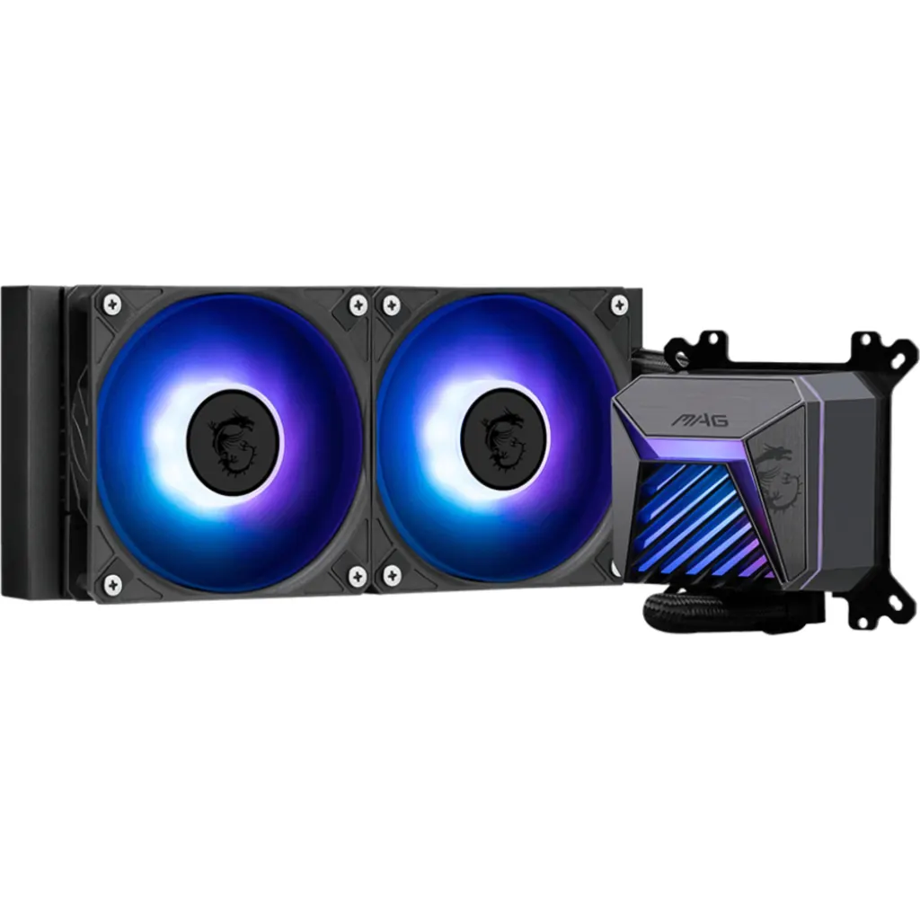 Imagen 3 de Refrigeración Líquida MSI MAG CORELIQUID A15 240 LGA1851 AM5 2*120mm 3400RPM