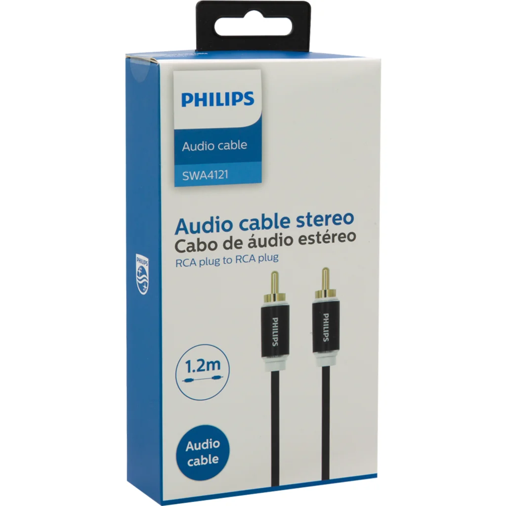 Imagen 1 de SWA4121/59 CABLE AUDIO RCA A RCA 1,2 MTS