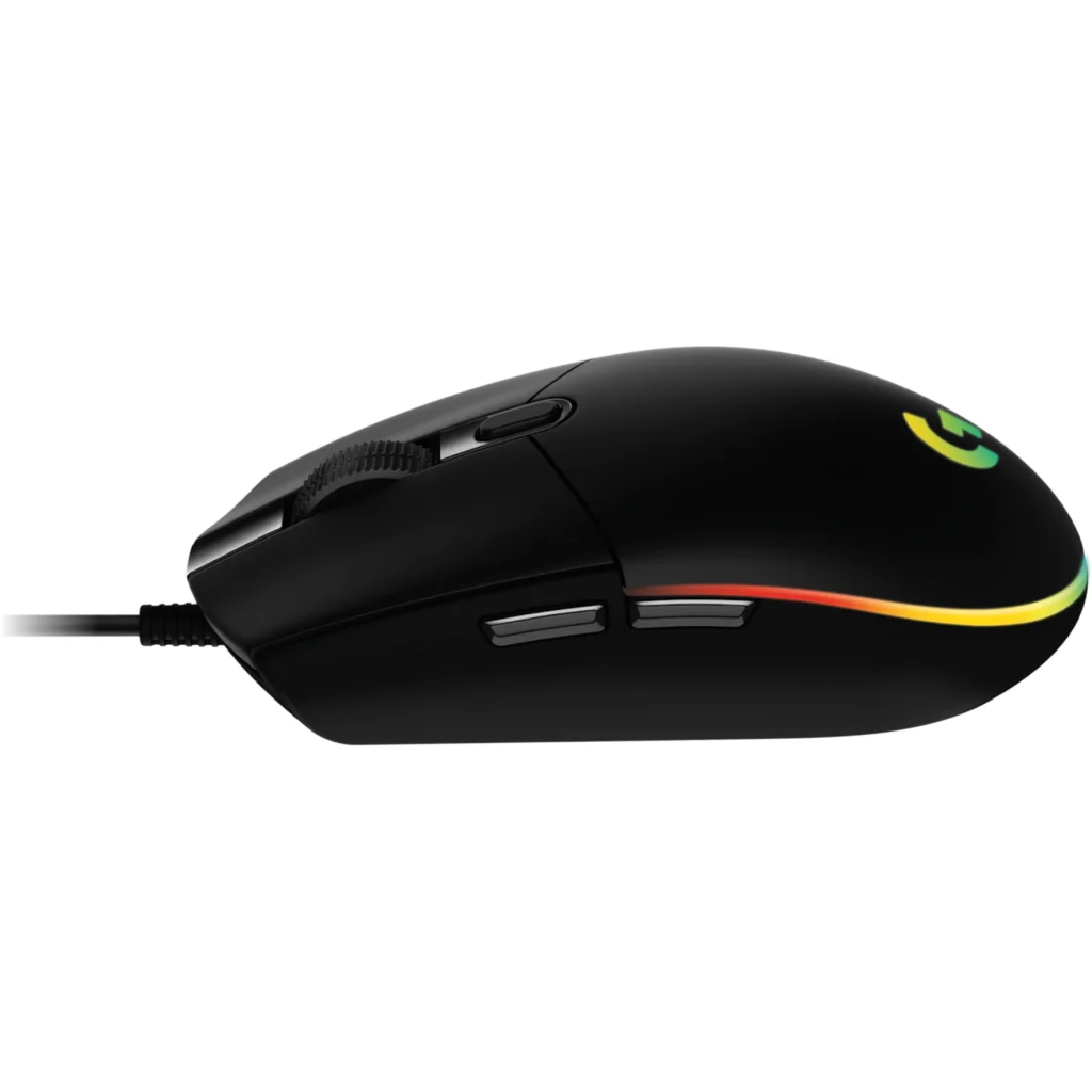 Imagen 2 de Mouse Gamer Alámbrico Logitech G203 RGB 6 Botones 8000dpi USB Negro