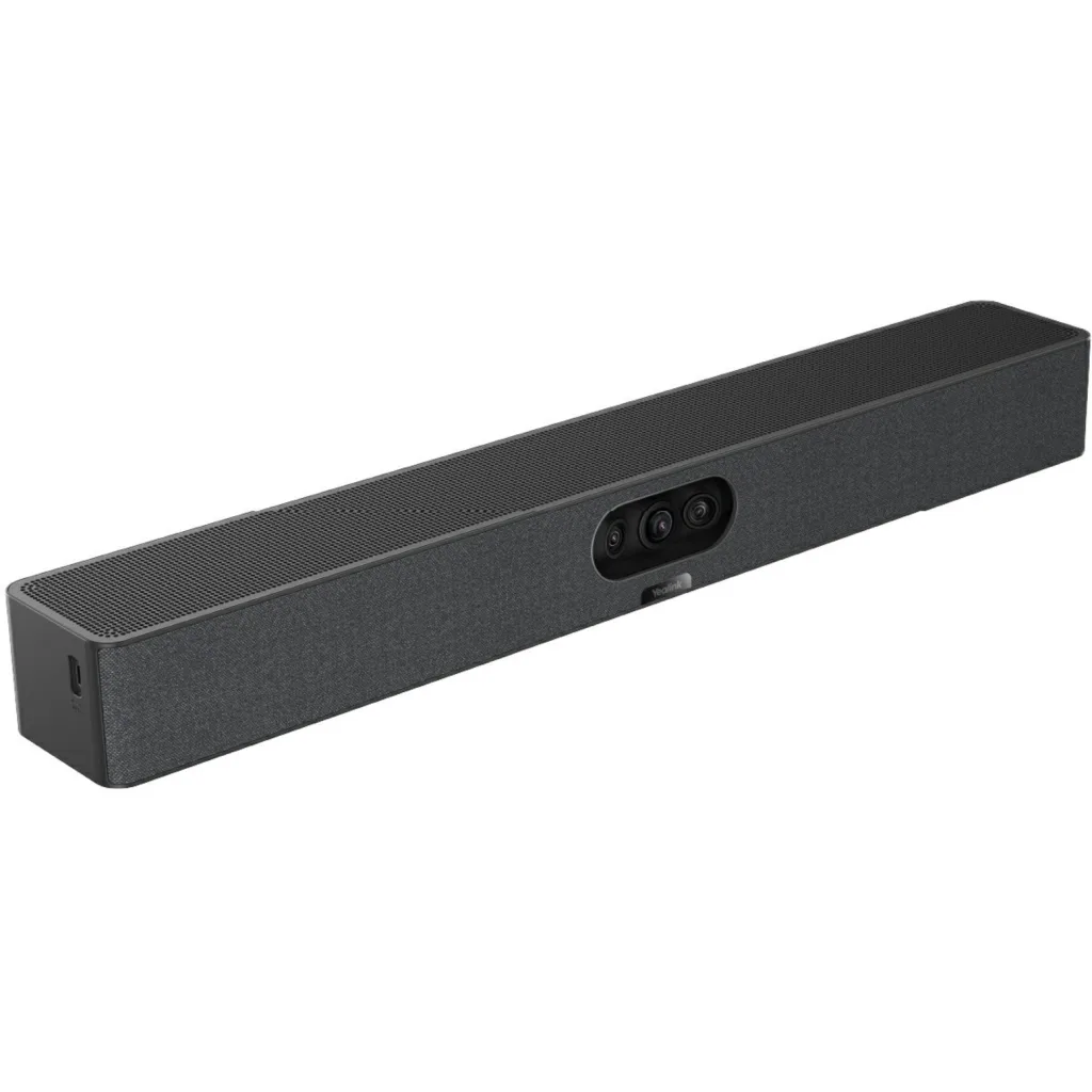 Yealink Barra inteligente para videoconferencias con camara IA y audio optimizad