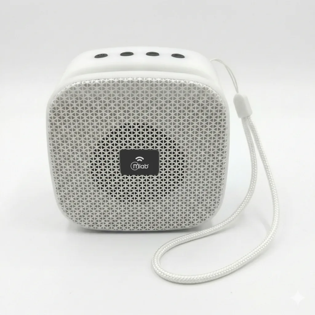 Imagen 1 de MLAB PARLANTE MINI FLAMING CUBE WHITE