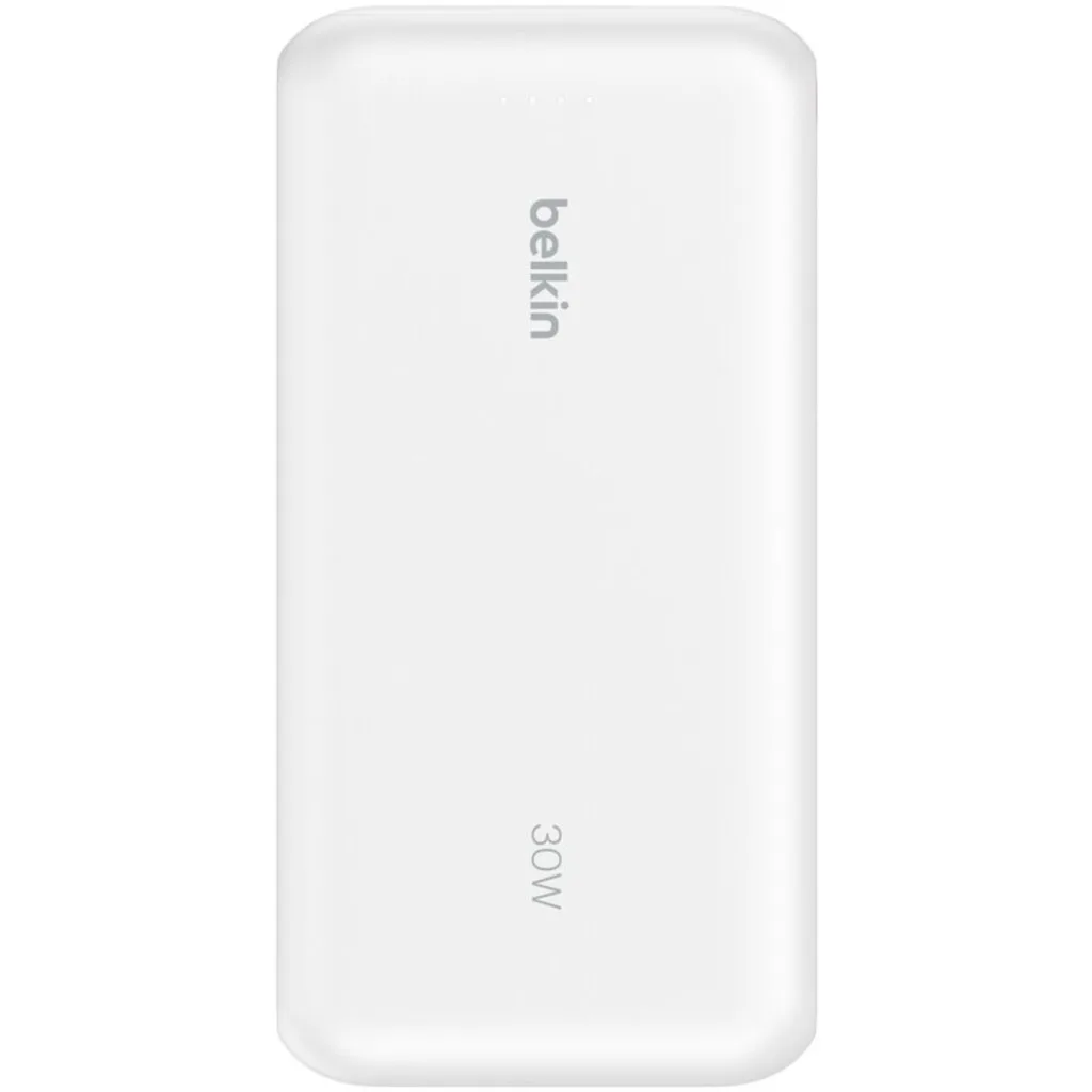 Imagen 2 de Bateria 20.000 mAh 30W PD con cable USB-C Belkin blanca