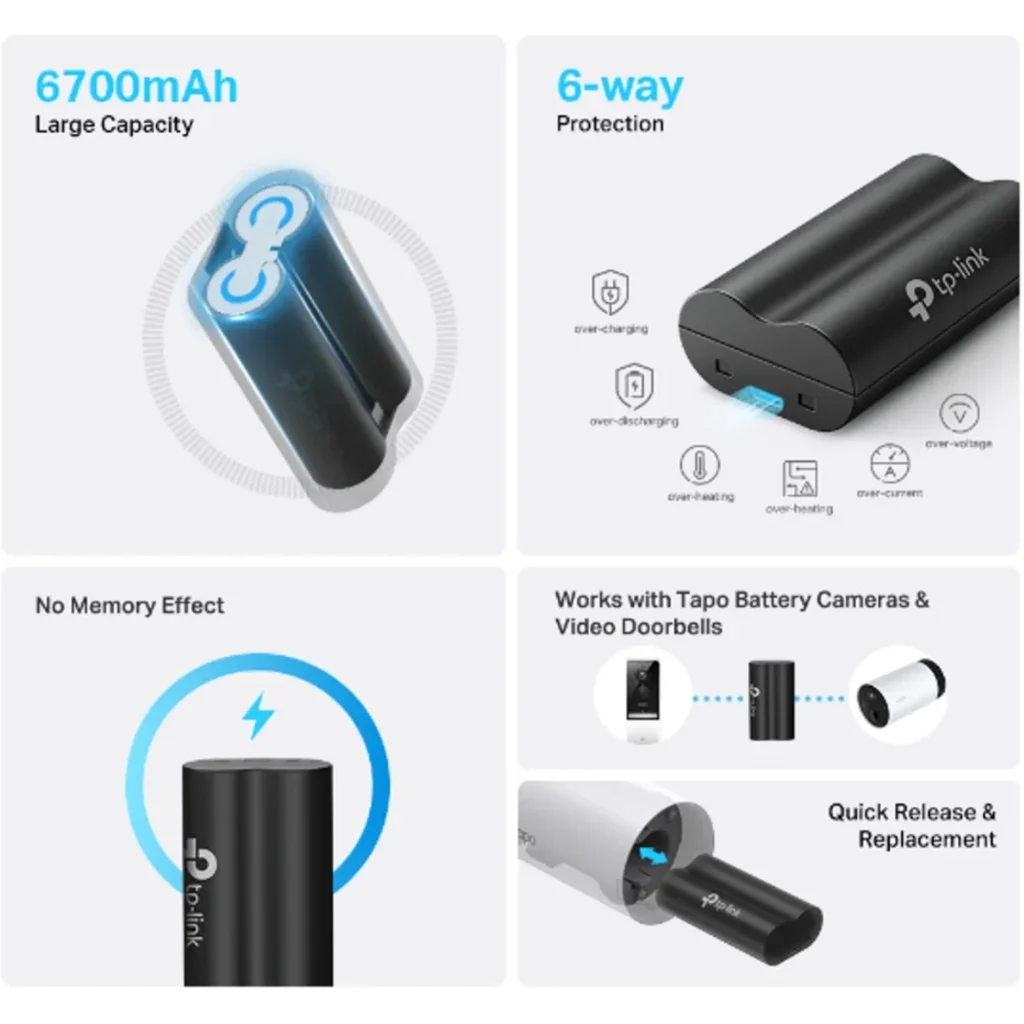 Imagen 1 de Tapo A100. Pack de baterias Tp-Link. Compatibles con Camaras Tapo y Video Porter
