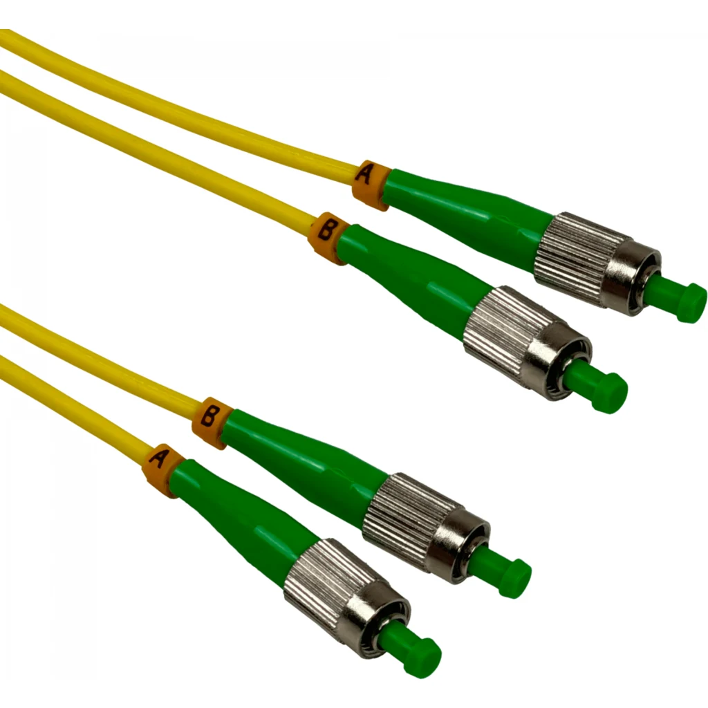 3mt FC/APC-FC/APC MonoModo SM Duplex Jumper Cable Fibra 9/125um 3mm