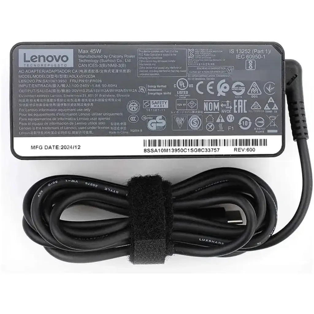 Imagen 2 de Cargador Lenovo Original 45w Usb-c 20v 2.25a Type-c