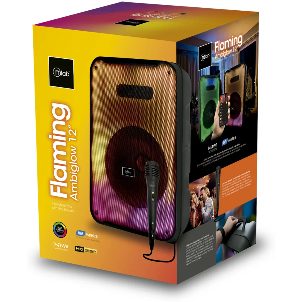 Imagen 5 de MLAB PARLANTE FLAMING AMBIGLOW 12"