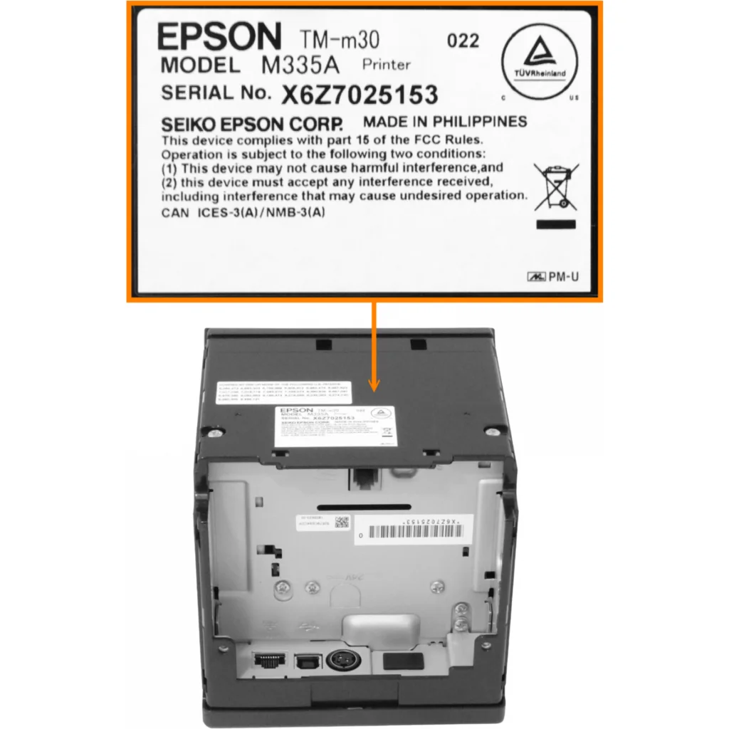 Imagen 5 de EPSON Ethernet USB Impresora Termica POS 79,5mm 200mm/s C31CE95022