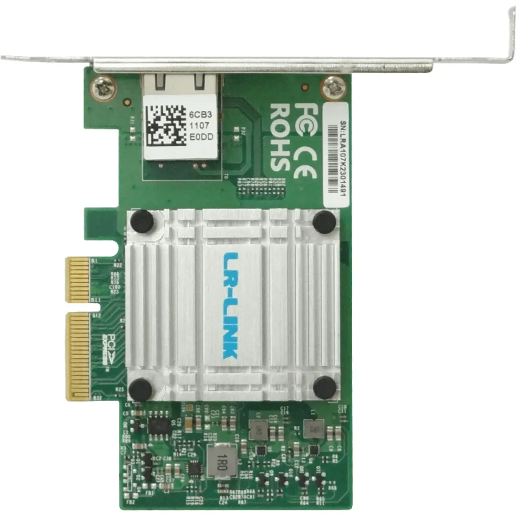 LRLINK 1-10G-RJ45 PCIe-x4 Tarjeta Server 10gbps LREC6880BT AQC107