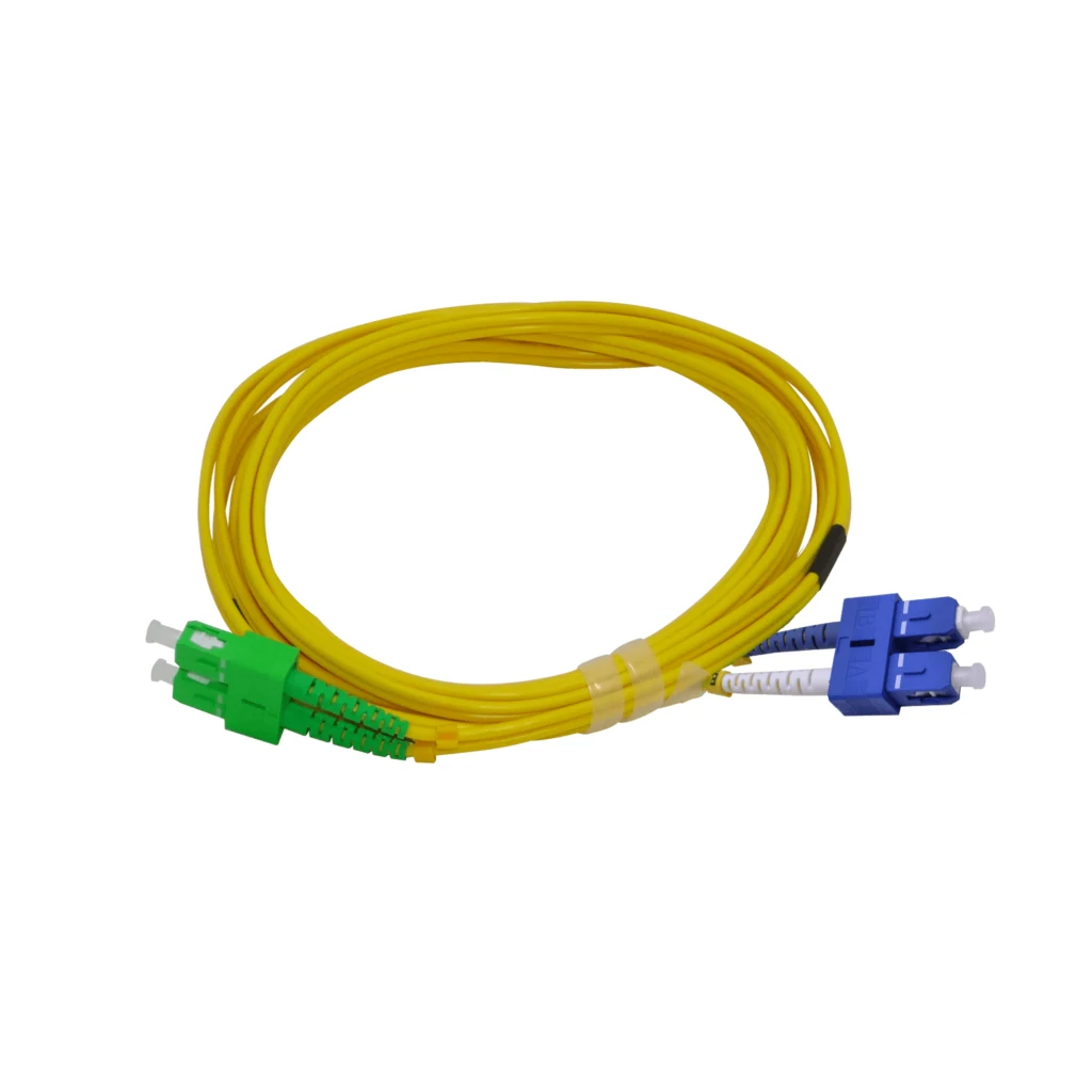 Imagen 1 de 3mt SC/APC-SC/UPC MonoModo SM Duplex Jumper Cable Fibra 3mm