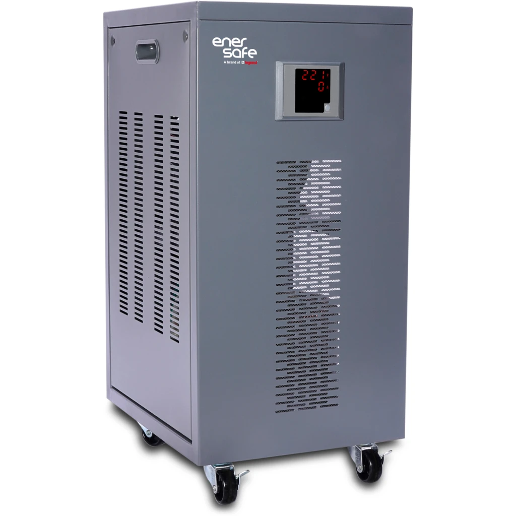 Estabilizador de Voltaje Monofasico (1:1) Potencia 10000VA/8000W Factor Potencia 0,8 Amplio rango de voltaje, alta fiabilidad
