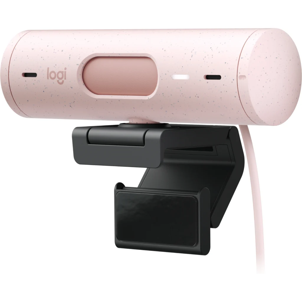 Imagen 1 de Cámara Web Logitech Brio 500 4mp Full HD 1080p Micrófono Integrado USB-C Rosado