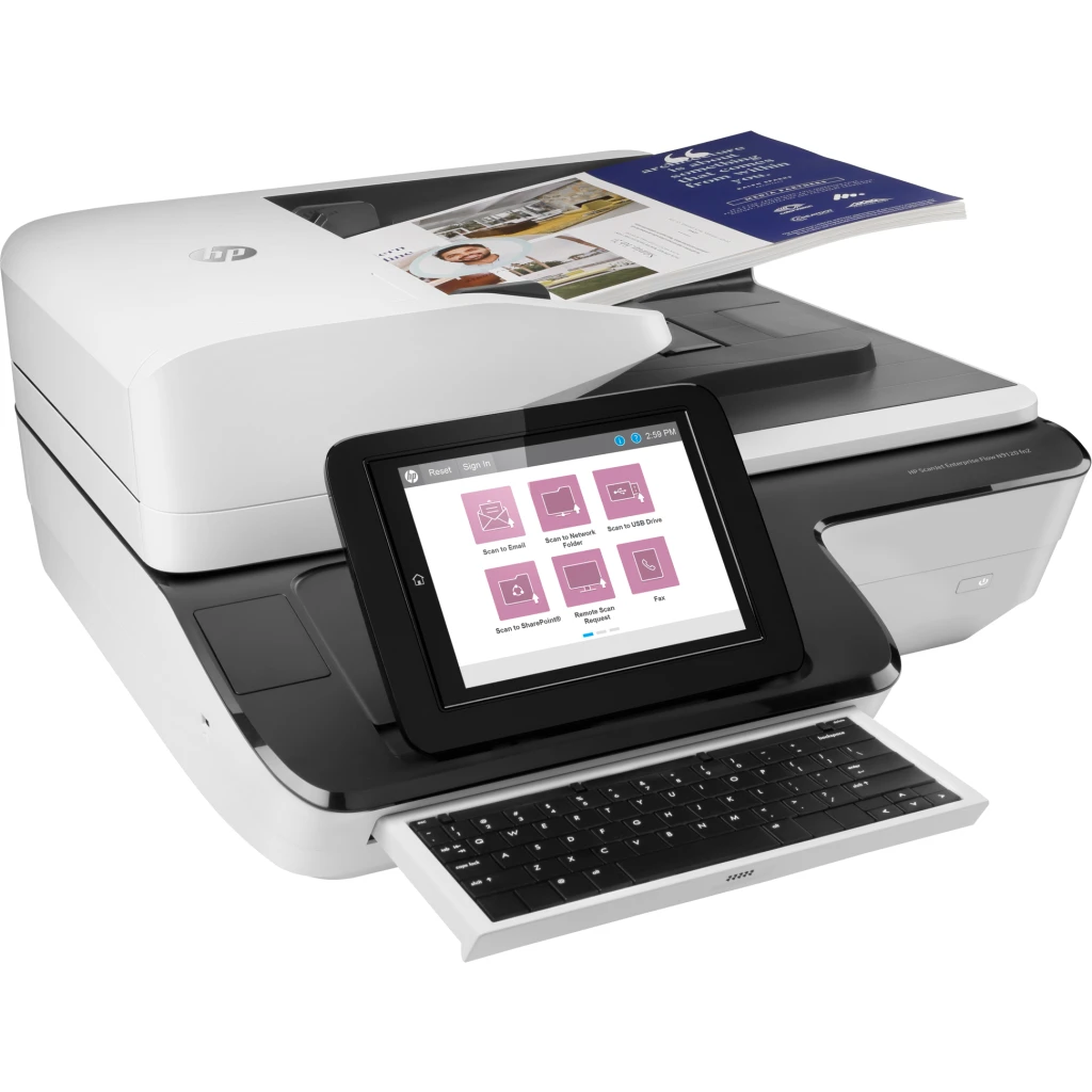 Imagen 2 de Escáner de Escritorio HP ScanJet Enterp Flow N9120 fn2 600ppi Cama P ADF LAN USB