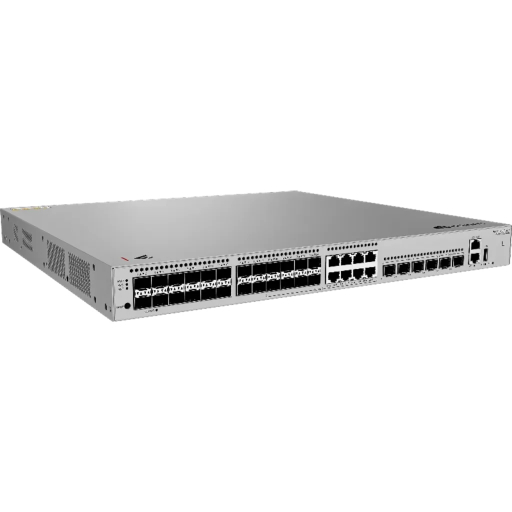 Imagen 2 de S530-24ST4XE. Switch Huawei eKit 24 puertos opticos de 1GE 8 de estos combos en Ethernet 4 Puertos 10GE SFP+ 2 Puertos 10GE Stack dedicados, conmutación de 224 Gbit/s, reenvió de paquetes de 168 Mpps