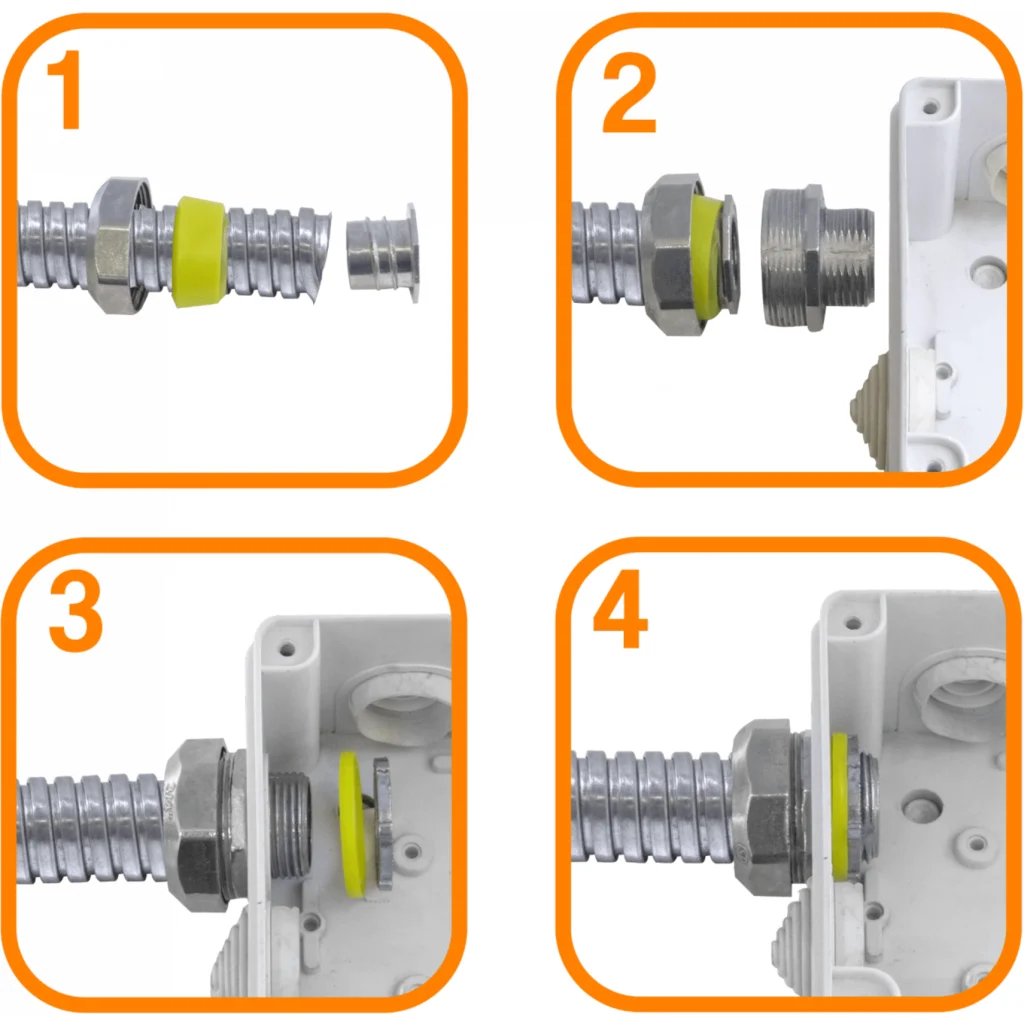 Imagen 3 de Solo-Metal 25mm Rollo-40mt Conduit Flexible Diametros ext/int 24/22mm
