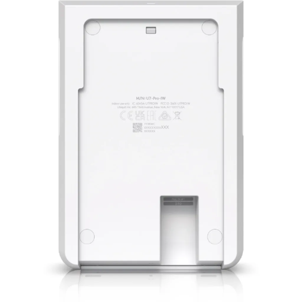 Imagen 3 de Acces Point UBIQUITI U7-Pro-Wall WiFi 7 Velocidad 10,7Gbps, frec 2,4/5/6GHz