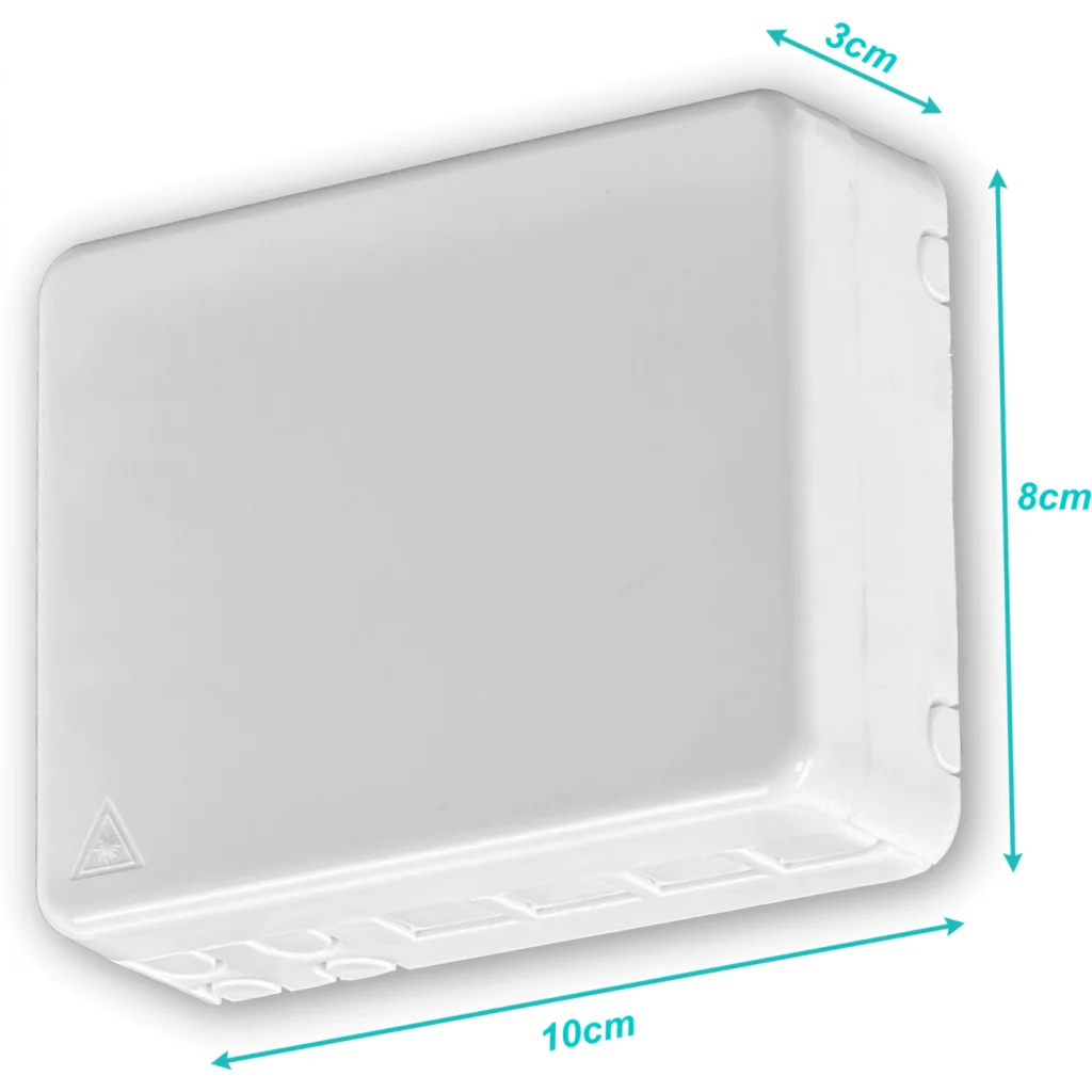 Imagen 5 de Caja Blanca p/Riel-DIN inc-4-Mang 2-CL-Rectang IP20 para Fibra NAP