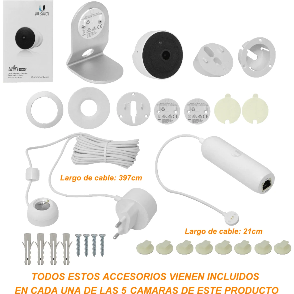 Ubiquiti G3 Micro (Pack de 5) [UVC-G3-MICRO-5]