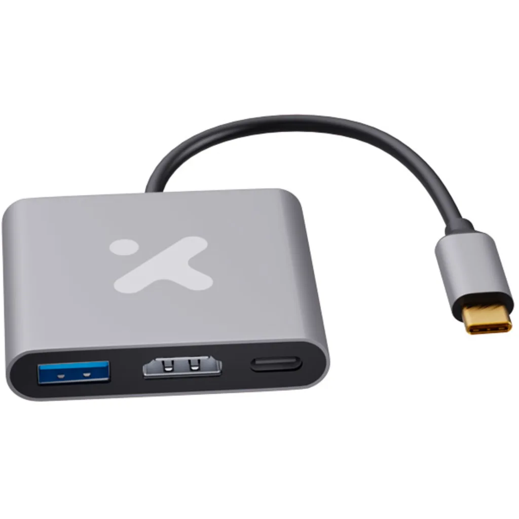 Imagen 3 de Adaptador Multipuertos XTech XTC-566, 3en1 USB-C a HDMI USB-C USB-A3.0