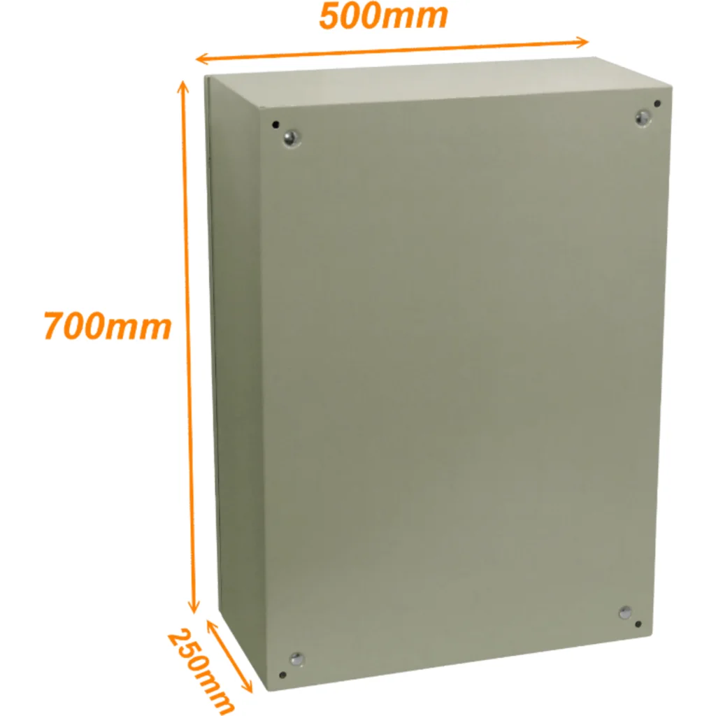 Imagen 7 de Gabinete de Acero al Carbon IP65 700X500X250(HXWXD)MM, 1.5MM SHEET DOOR/BODY