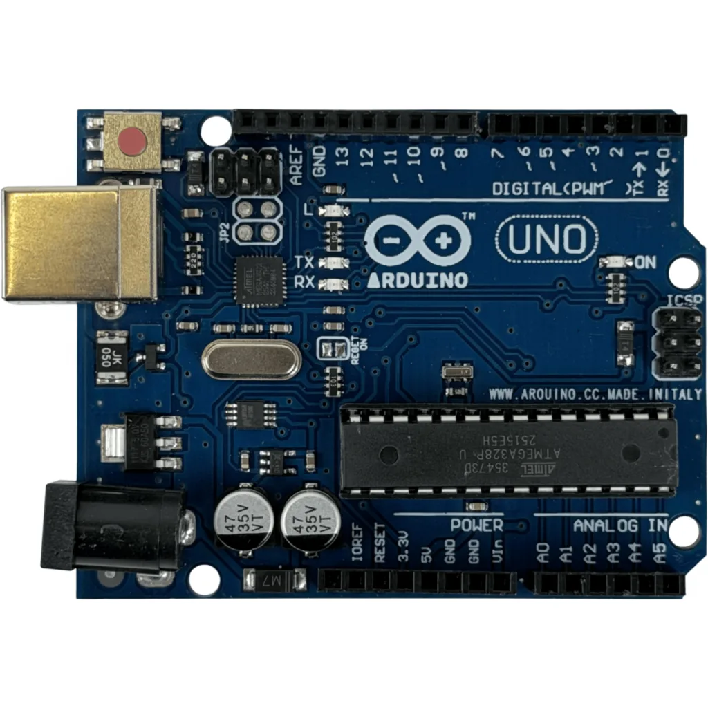 ARDUINO Placa 70x53mm Digital/Analoga USB-BH req-Fuente-Plug-5,5x2,1mm