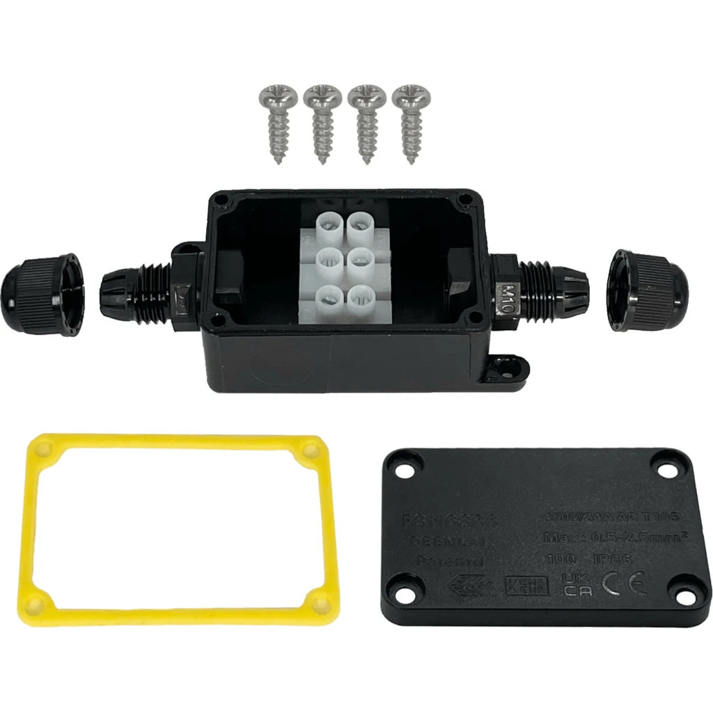 Imagen 3 de Caja de conexiones copla 24A 450V AWG24-10 IP66 3x0,5-2,5mm2