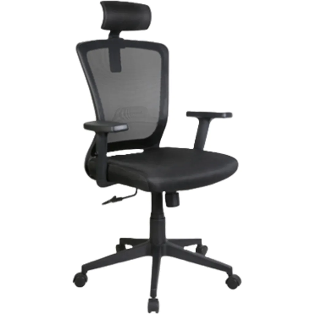 Silla Ejecutiva Xtech XTF-OC414, Cap. 120Kg Ergonómica Respaldo alto Color Negro