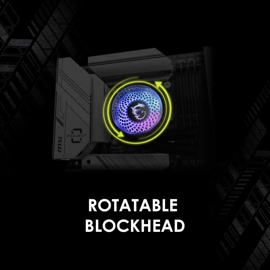 Imagen 2 de Refrigeración Líquida MSI MAG CORELIQUID A12 240  LGA1851 AM5 2*120mm 2200RPM