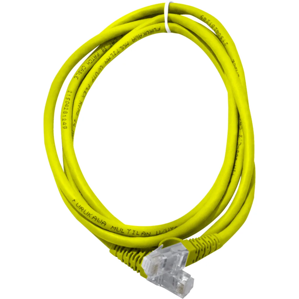 Imagen 1 de FURUKAWA 2m Cat5e Amarillo U/UTP CM Cable Patch RJ45 Multilan 35103803