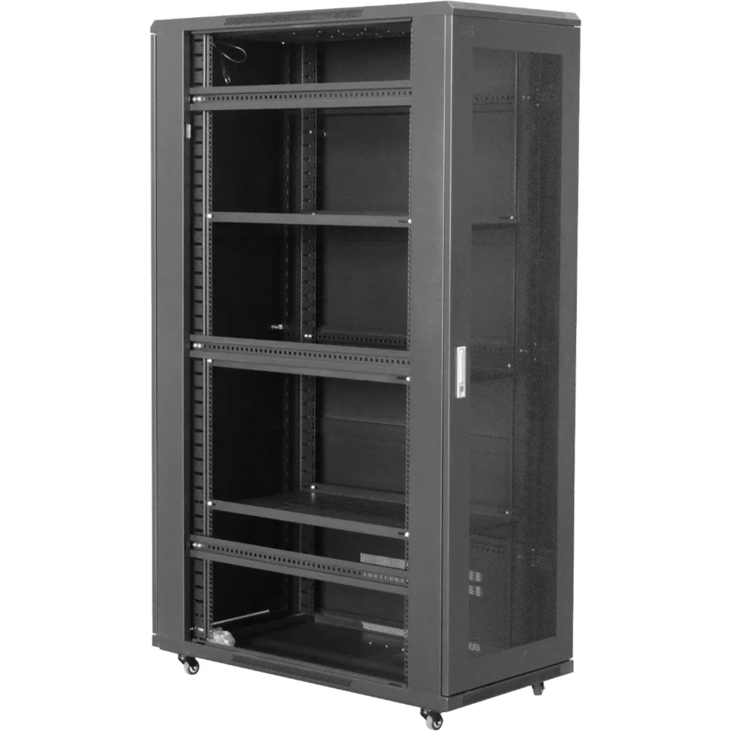 Imagen 1 de LINKMADE 42U 1200mm Microperforada 1,2m-Fondo c/Turbina-Bandejas Rack