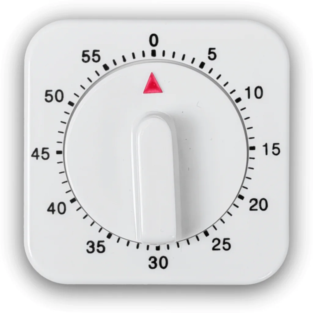 Imagen 4 de Temporizador 60 minutos mecanico Alarma-Campana Plastico Blanco