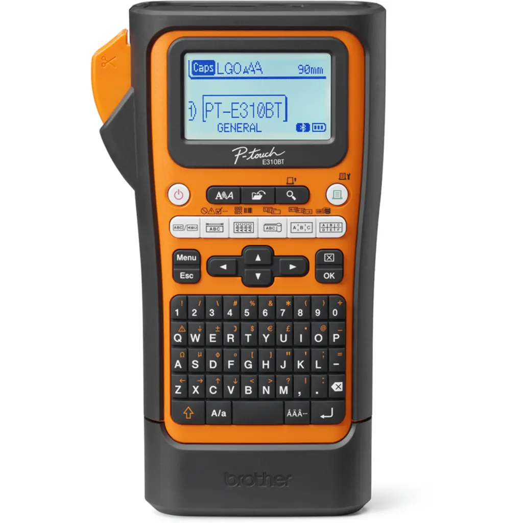 Rotuladora Portátil Brother PT-E310BTVP, Cinta 188mm, 20mm/s Bluetooth USB-C