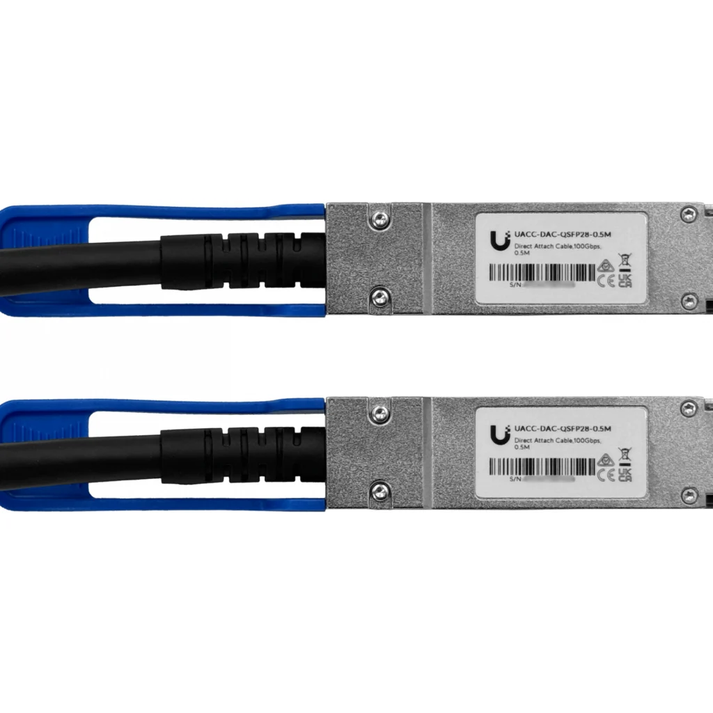 Imagen 3 de UI 50cm QSFP28-100G Cable Directo DAC Cobre 30AWG UACC-DAC-QSFP28-0.5