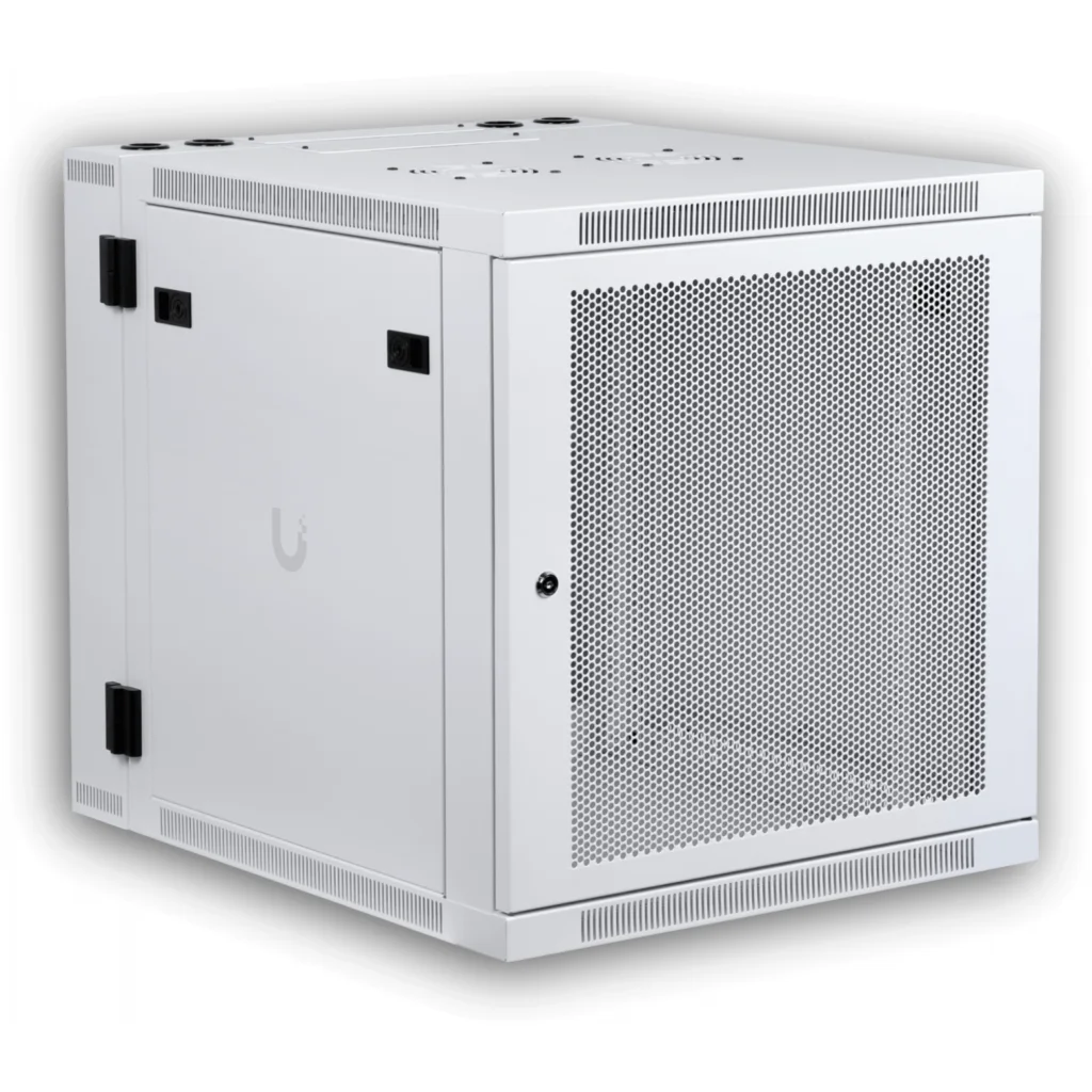 Imagen 3 de UBIQUITI 12U Microperforada Doble Bisagra 70cm-Fondo Rack Muro Blanco