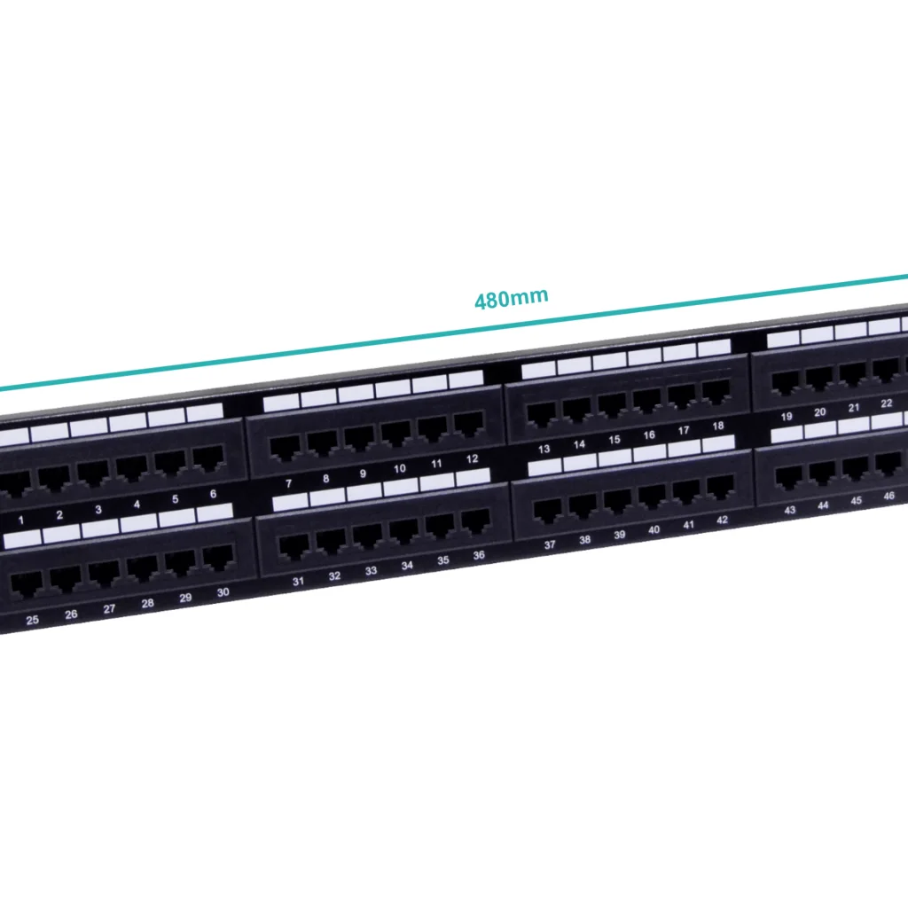 Imagen 2 de Patch Panel Linkmade 48-RJ45 Cat6 UTP 2U Certific UL
