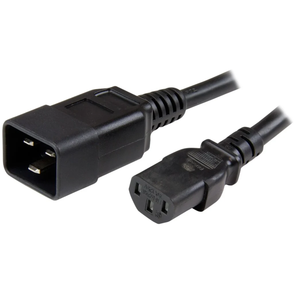 Imagen 0 de StarTech.com Cable de 1,8m C13 a C20 de servicio pesado de 2,5mm2  para alimentación de ordenadores - Cable de alimentación - IEC 60320 C20 a IEC 60320 C13 - CA 110 V - 1.8 m - negro - para P/N: RKCOND17HD