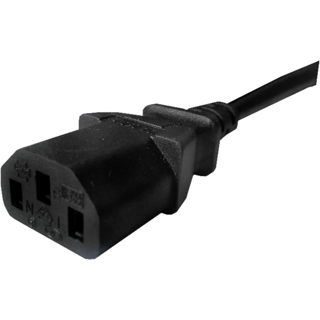 Imagen 2 de Cable Poder Magic Macho 2200-10A, C13 Hembra 3x1mm2 Negro